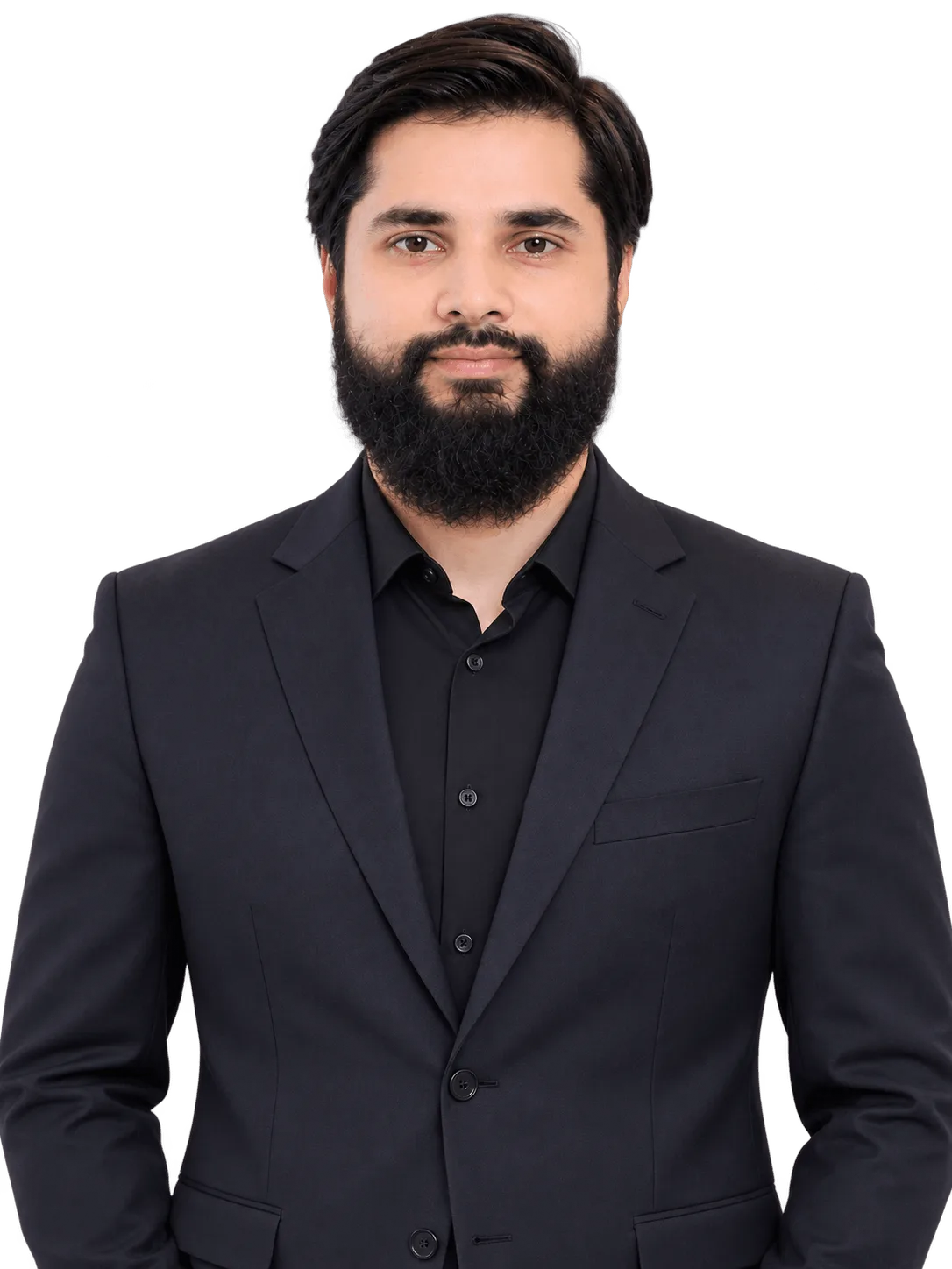 Asad Mahmood, in a dark jacket